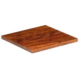 vidaXL Serving Tray Solid Sheesham Wood 19.7"x19.7" (Option: as picture)