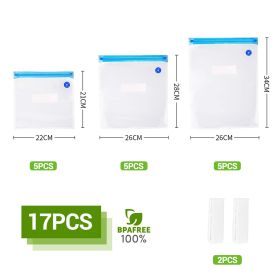 Vacuum composite packaging bag (Option: Blue-26x34CM)