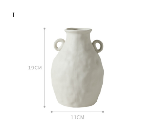 Nordic decoration ceramic vase (Option: I)