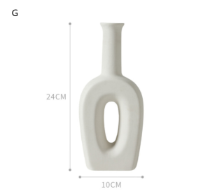 Nordic decoration ceramic vase (Option: G)