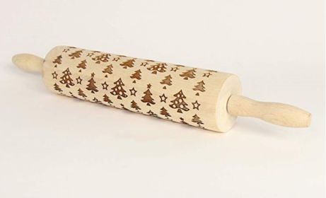 Rolling Pin Christmas Embossing (Option: 14style 43cm)