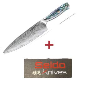 Kitchen Chef Japanese Style Seido Santoku Knife (Option: 1pc-SeidoChef Knife with Seido box)