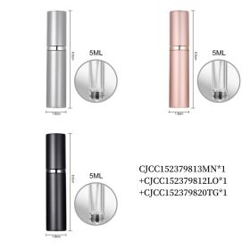 Perfume Vaporizers Bottled Bottoms Filled With Perfume High-end Travel Portable Spray Small Sample Empty Bottle Dispenser (Option: 3PCS Set 5ML)