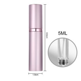 Perfume Vaporizers Bottled Bottoms Filled With Perfume High-end Travel Portable Spray Small Sample Empty Bottle Dispenser (Option: 5ML Cherry Blossom Powder)